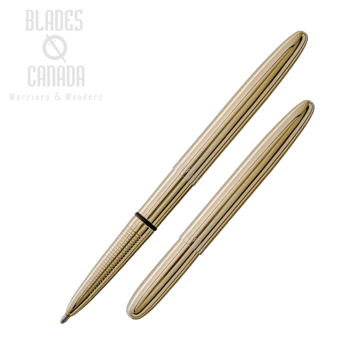 Fisher Space Pen Bullet Pen, Gold Titanium Nitride Coated, FP400TN